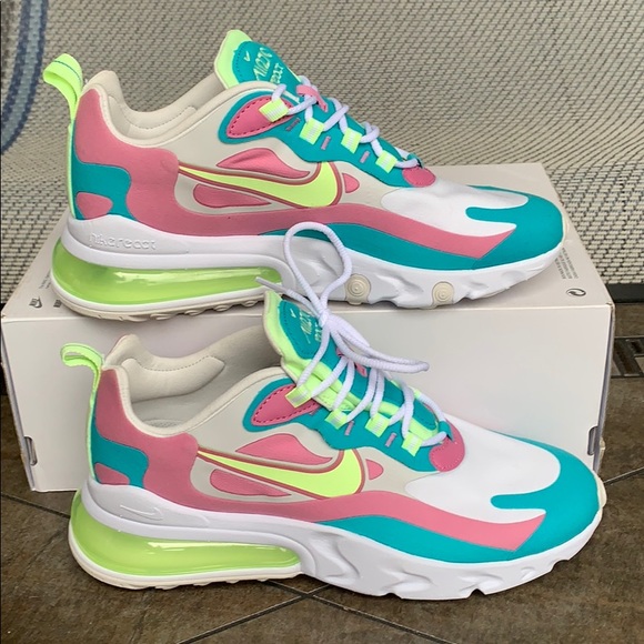 NIKE W AIR MAX 270 REACT white/barely volt - Picture 2 of 16